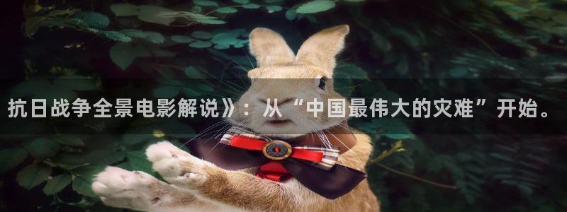 萝莉天堂在线：抗日战争全景电影解说》：从“中国最伟大的灾难”开始。